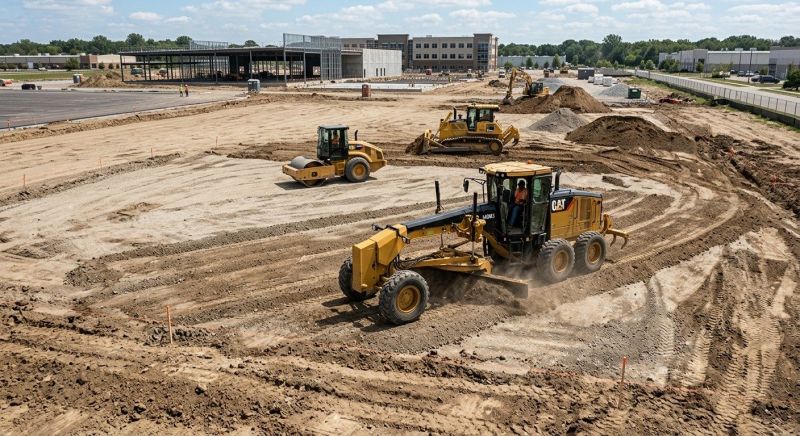 Parking Lot Leveling in Roswell, GA
