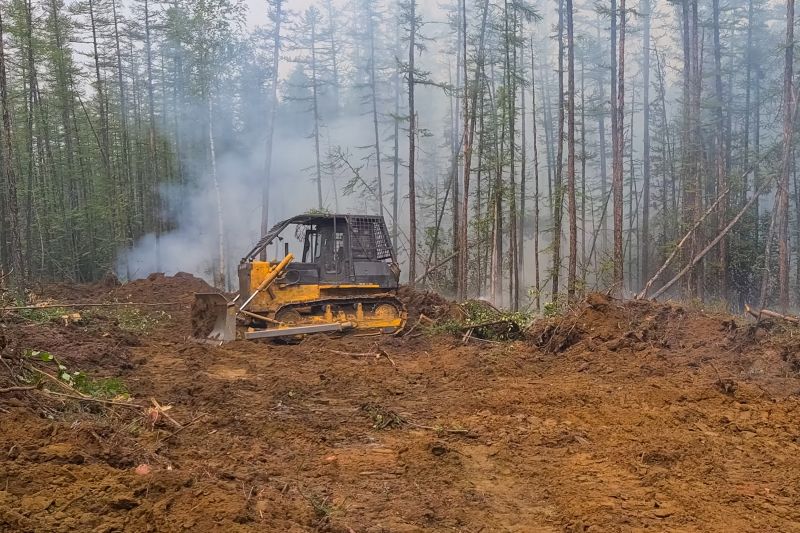 Bulldozer Clearing in Marietta, GA
