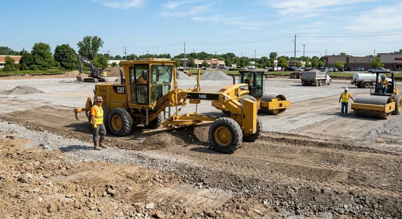 Parking Lot Excavation in Gwinnett County, GA