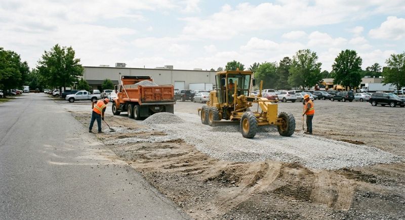 Parking Lot Gravel Repair in Layton, UT