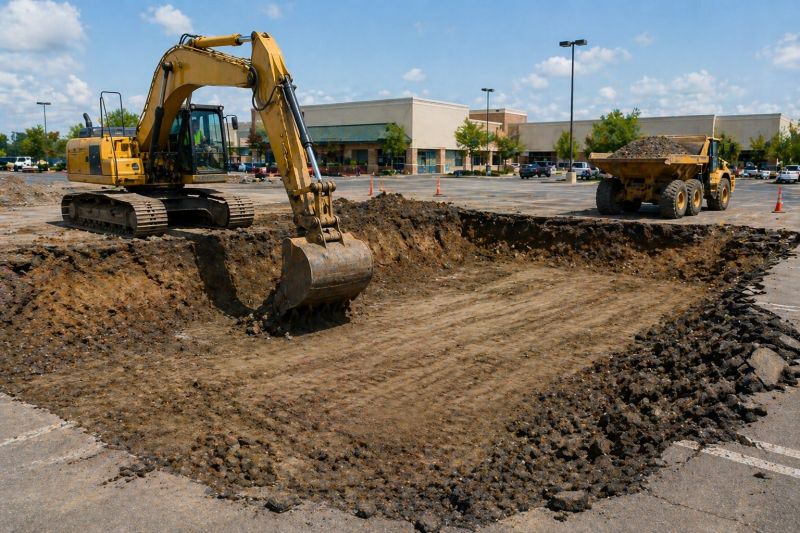 Parking Lot Leveling in Park City, UT